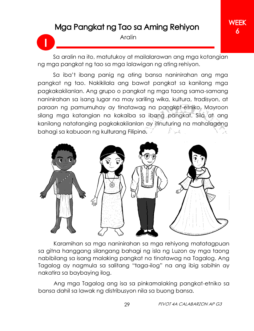 Grade 1 Week 1 Worksheet Araling Panlipunan